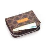 3291 RFID Blocking Leather Zip Wallet