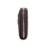 3291 RFID Blocking Leather Zip Wallet