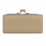 Royal Bagger Genuine Leather Jewelry Box, Mini Organizer for Rings, Necklaces & Earrings, Women's Kiss Lock Coin Purse 3125