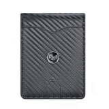 Royal Bagger Men's Genuine Leather Wallet RFID Card Holder Carbon Fiber Wallet Large Capacity Two Fold Wallet 3240