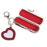 3286 Leather Lipstick Pouch with Mirror