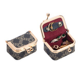 5894 Canvas & Leather Jewelry Case