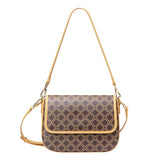 3245 Genuine Leather Box Crossbody Bag
