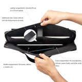 3301 Cowhide Leather Business Briefcase