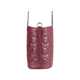 Royal Bagger Quilted Handbag for Women – Versatile Crossbody & Shoulder Tote, Genuine Cowhide Leather Drawstring Purse 3280