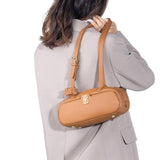 3249 Leather Cylinder Shoulder Bag