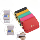 2443 Leather RFID Keychain Wallet