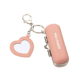 3286 Leather Lipstick Pouch with Mirror