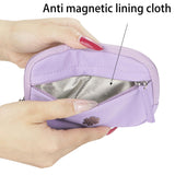 9102 Nylon RFID Wristlet Wallet for Women, Waterproof Multi-Zip Travel Purse