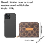 3291 RFID Blocking Leather Zip Wallet