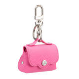 3302 Genuine Leather Earbuds Case with Keychain