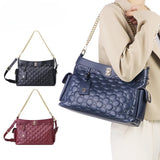 3270 Quilted Leather Chain Crossbody Bag