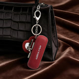 3286 Leather Lipstick Pouch with Mirror