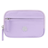 9102 Nylon RFID Wristlet Wallet for Women, Waterproof Multi-Zip Travel Purse