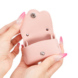 3302 Genuine Leather Earbuds Case with Keychain