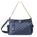 Royal Bagger Genuine Cow Leather Quilted Crossbody Bag, Large Capacity Tote Handbag, Chain Shoulder Purse for Women 3270