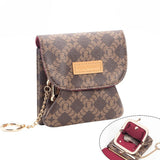 5622 Canvas & Leather RFID Card & Coin Case