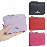 3200 Leather RFID Zip Coin Wallet