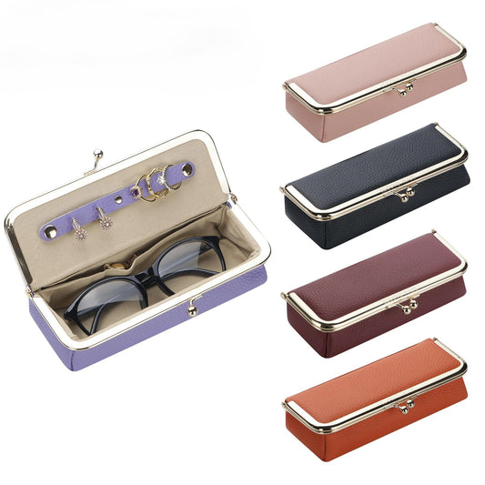 4135 Leather Kiss-Lock Glasses Case
