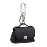 3302 Genuine Leather Earbuds Case with Keychain