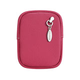 Royal Bagger RFID Mini Genuine Leather Women's Coin Purse - Solid Color Buckle Pouch for Keys, Earphones & Daily Essentials 3603