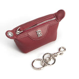 Royal Bagger Women’s Genuine Cow Leather Coin Purse with Keychain, Mini Zipper Pouch, Compact Change Wallet, Small Key Holder for Keys Cash Cards 4290