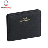 Royal Bagger RFID Short Wallets for Women Genuine Leather Multi-card Slots Card Holder Casual Coin Purse Bifold Wallet 2133