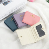 Royal Bagger RFID Short Wallets for Women Genuine Leather Multi-card Slots Card Holder Casual Coin Purse Bifold Wallet 2133