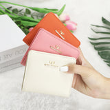 Royal Bagger RFID Short Wallets for Women Genuine Leather Multi-card Slots Card Holder Casual Coin Purse Bifold Wallet 2133