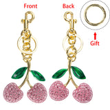 Royal Bagger Cute Cherry Keychain - Fashion Casual Metal Cherry Charm, Key Ring for Backpacks, Purses, and Gifts 001