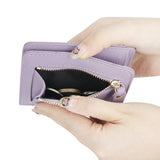 Royal Bagger RFID Short Wallets for Women Genuine Leather Multi-card Slots Card Holder Casual Coin Purse Bifold Wallet 2133