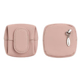 Royal Bagger Mini Lychee Pattern Coin Purse, Solid Color Buckle Key Earphone Storage Bag, Casual Change Pouch for Daily Use 1944