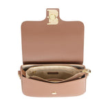 3245 Genuine Leather Box Crossbody Bag