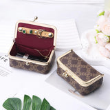 5203 Canvas & Leather Jewelry Case