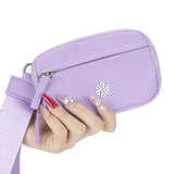 9102 Nylon RFID Wristlet Wallet for Women, Waterproof Multi-Zip Travel Purse