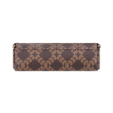 Royal Bagger Mini Jewelry Box – RFID Coated Canvas & Leather Organizer for Rings, Necklaces & Earrings, Women's Kiss Lock Purse 5125