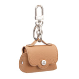 3302 Genuine Leather Earbuds Case with Keychain