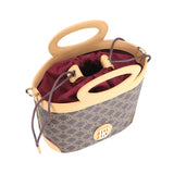 Royal Bagger Elegant Handbag for Women – Stylish Shoulder & Crossbody Bag, Coated Canvas & Vegetable-Tanned Leather Tote 5280