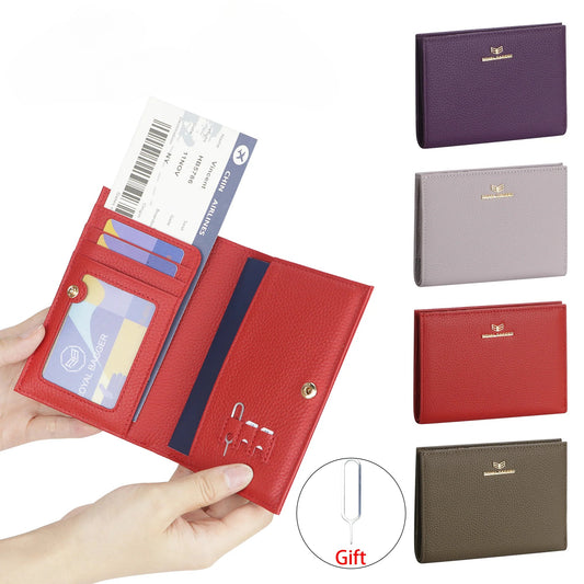 4090 Leather RFID Passport Wallet