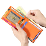 Royal Bagger Men’s Slim Carbon Fiber & Genuine Cow Leather Wallet – Minimalist RFID-Blocking Card Holder, Lightweight Front Pocket Travel Wallet 5240