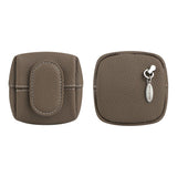 Royal Bagger Mini Lychee Pattern Coin Purse, Solid Color Buckle Key Earphone Storage Bag, Casual Change Pouch for Daily Use 1603