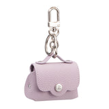 3302 Genuine Leather Earbuds Case with Keychain